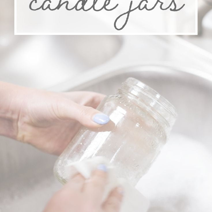 how to clean your candle jars
