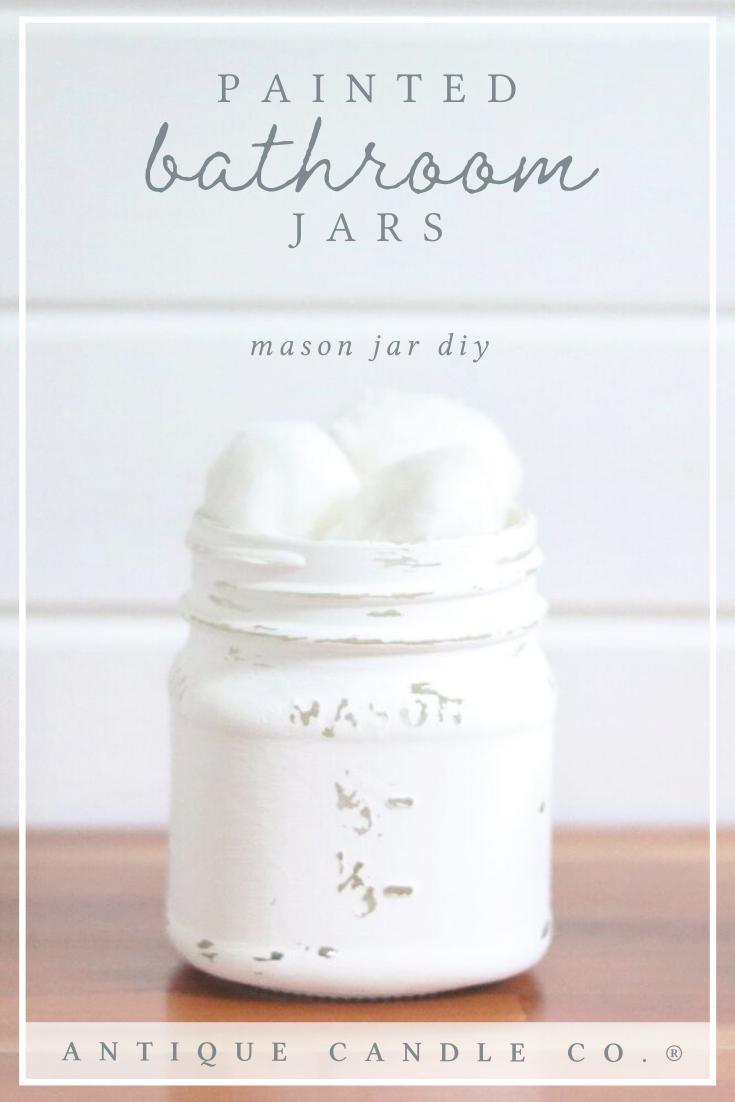 mason jar diy: bathroom jars