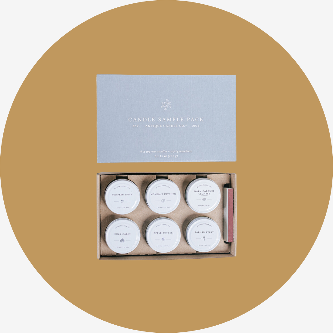 Candle Sample Packs Antique Candle Co.