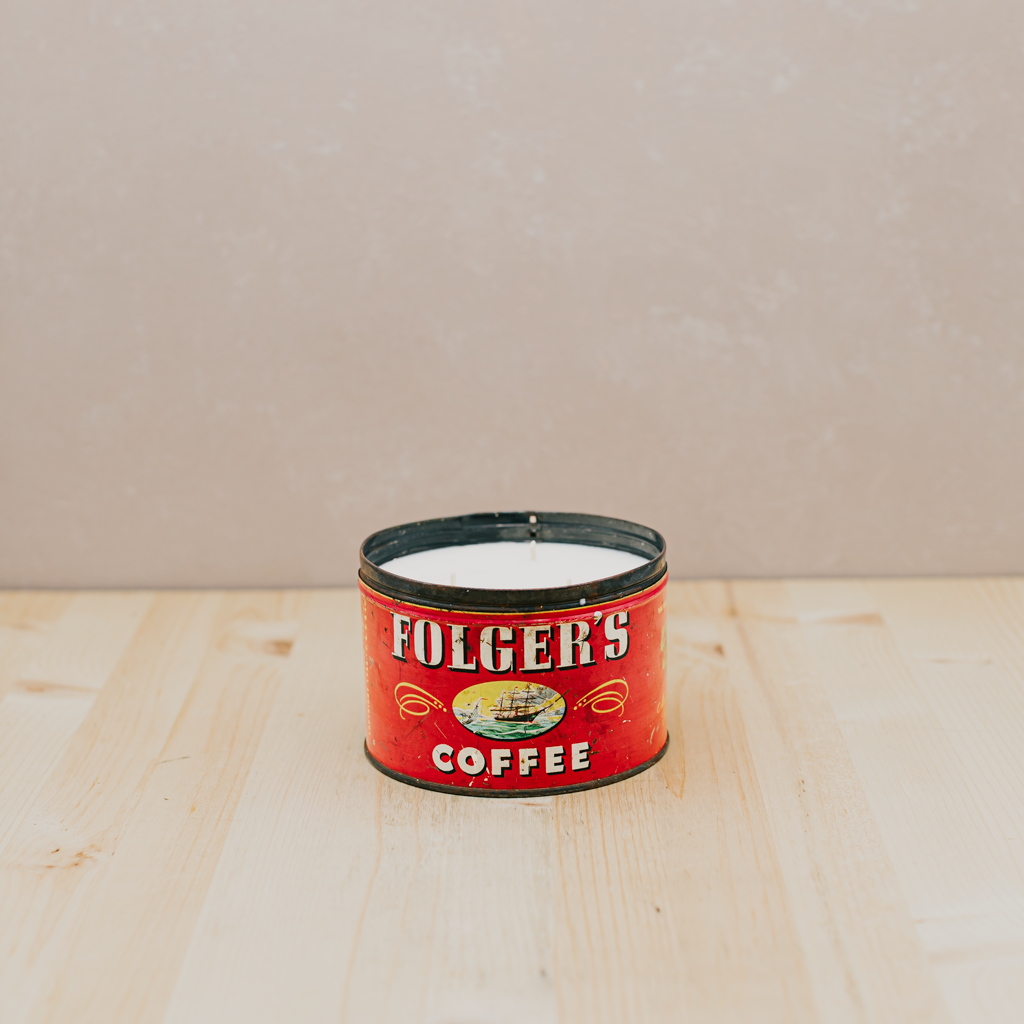 Fresh Cut Herbs - Folger's Coffee Tin