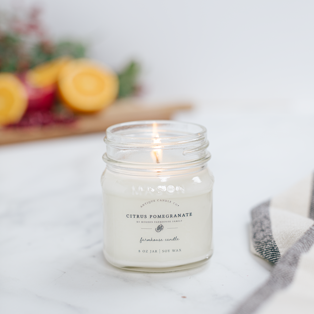 Citrus Pomegranate by Modern Farmhouse Family 8 oz Candle