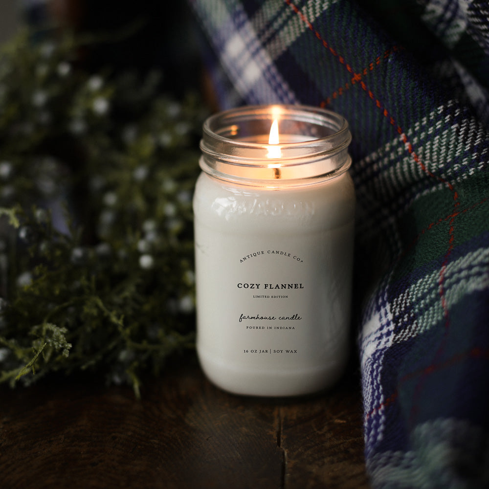 Cozy Flannel 16 oz candle