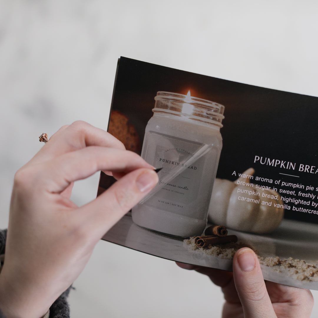 Discover Cozy: Scent Sample Booklet