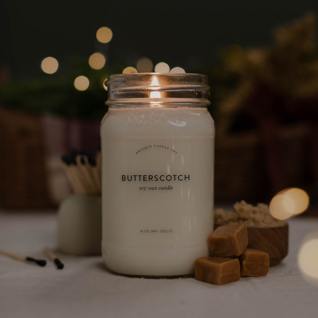 Butterscotch 16 oz candle Antique Candle Co.