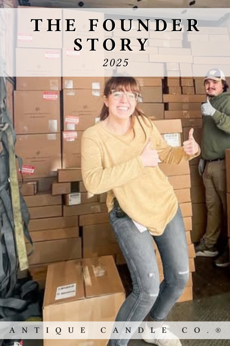 The real story that led to beginning Antique Candle Co.®