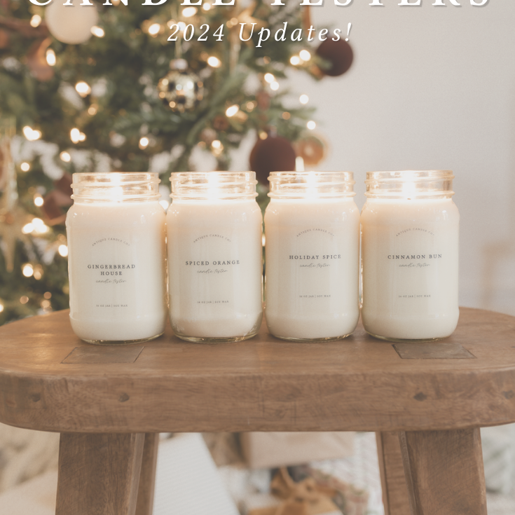 Christmas Candle Testers 2024 - Updates!