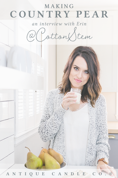 making Country Pear: an interview with Erin @CottonStem