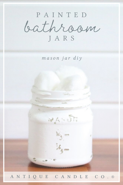 mason jar diy: bathroom jars