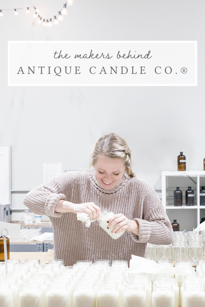 the makers behind Antique Candle Co.®