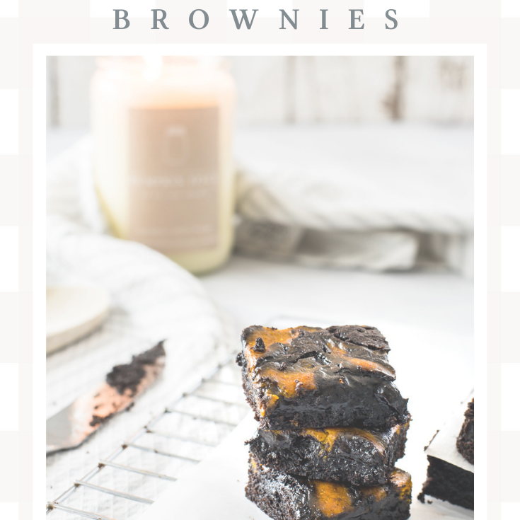 pumpkin swirl brownies