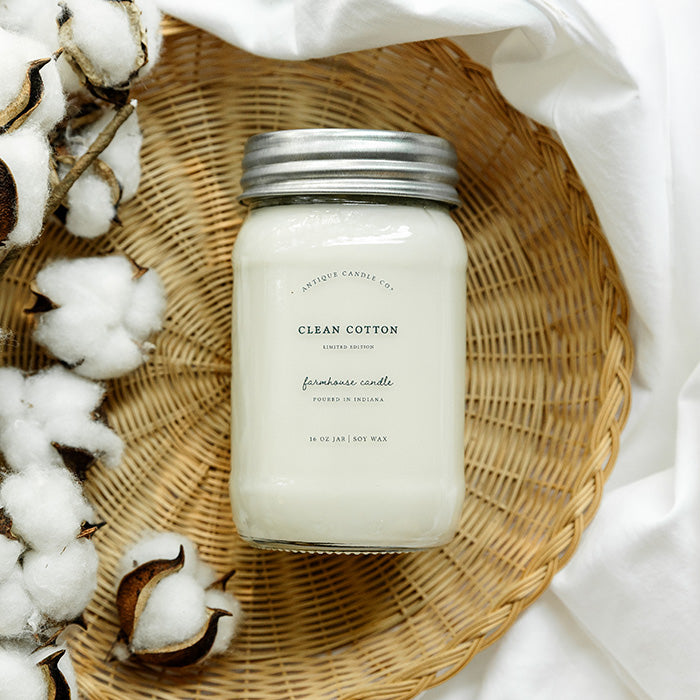 Clean Cotton 16 oz candle