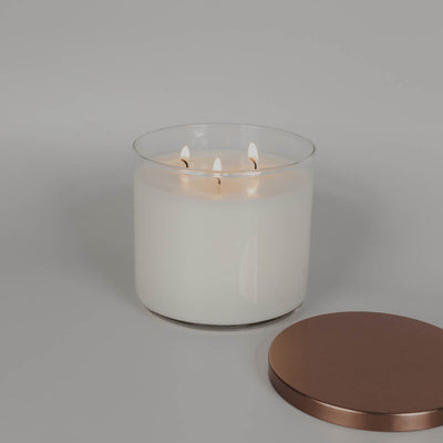 3-Wick Glass Candle