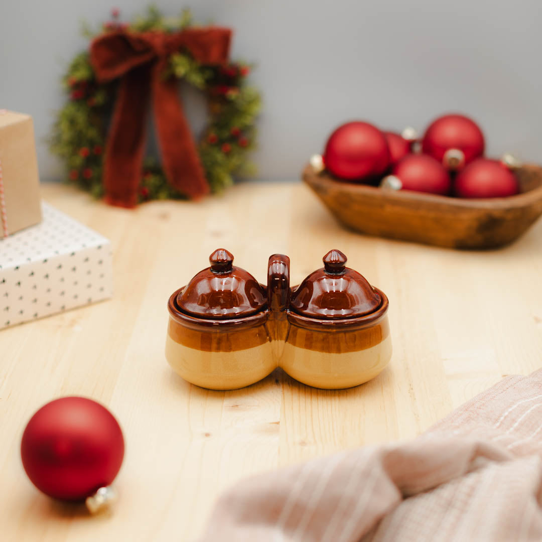 Spice Cake - Ceramic Sugar & Honey Set