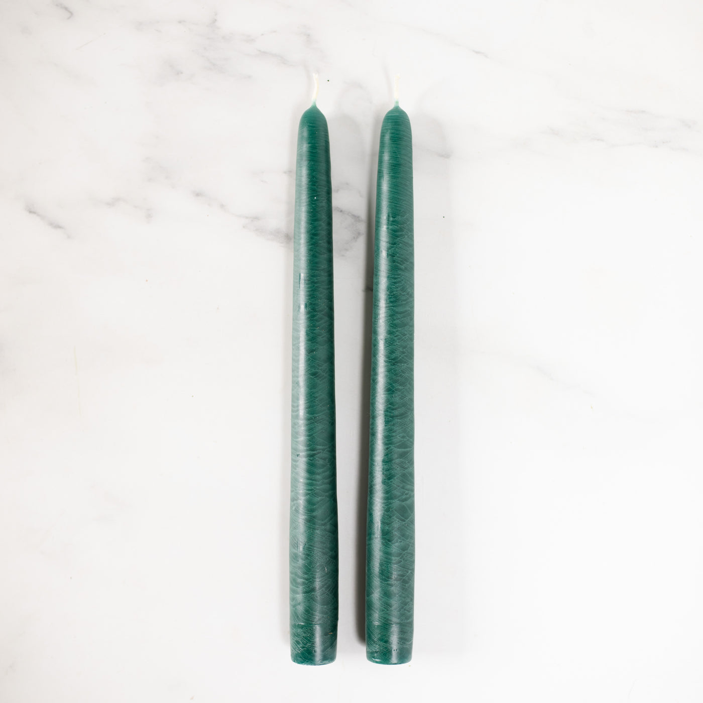 Forest Green Taper Candles