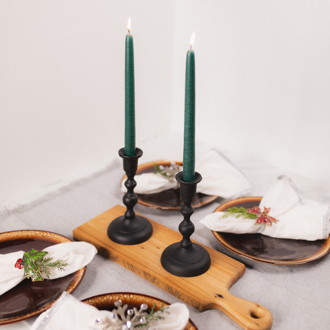 Cast Iron Taper Candle Holder