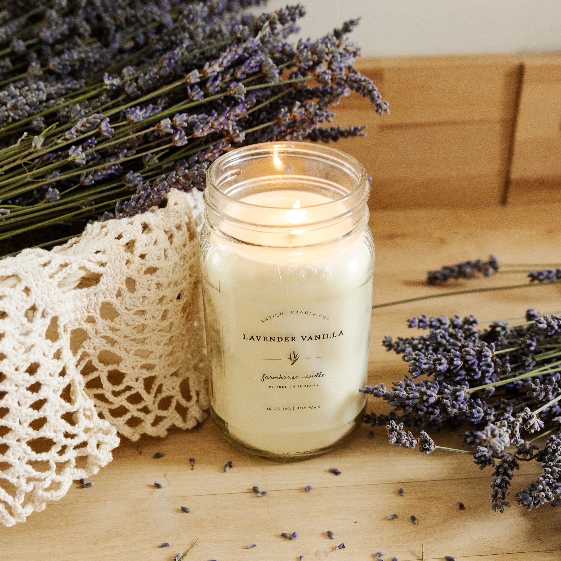 Lavender Vanilla 16 oz candle