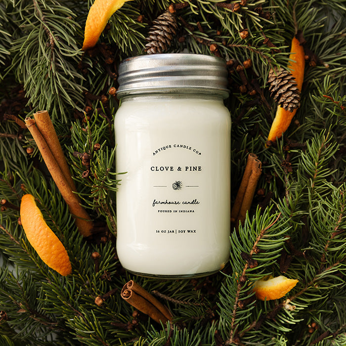 Clove & Pine 16 oz candle