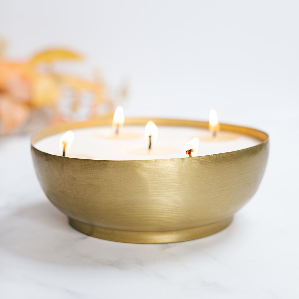 Brass candle