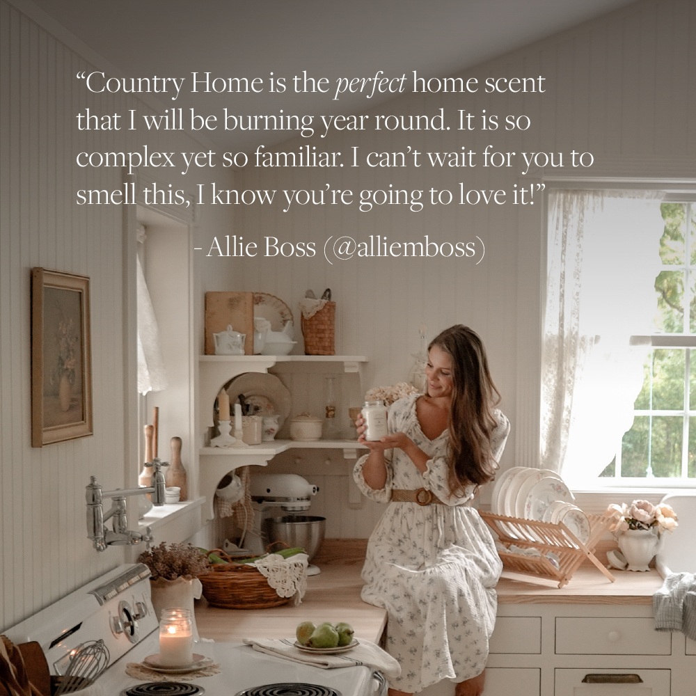 Country Home by Allie Boss 8 oz candle