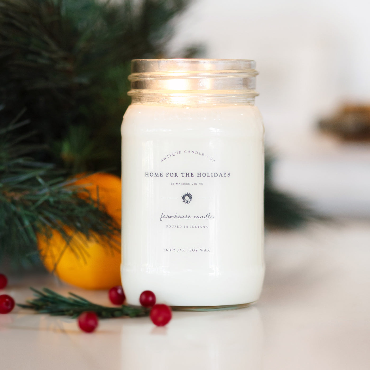 Home for the Holidays by Madison Vining 16 oz candle