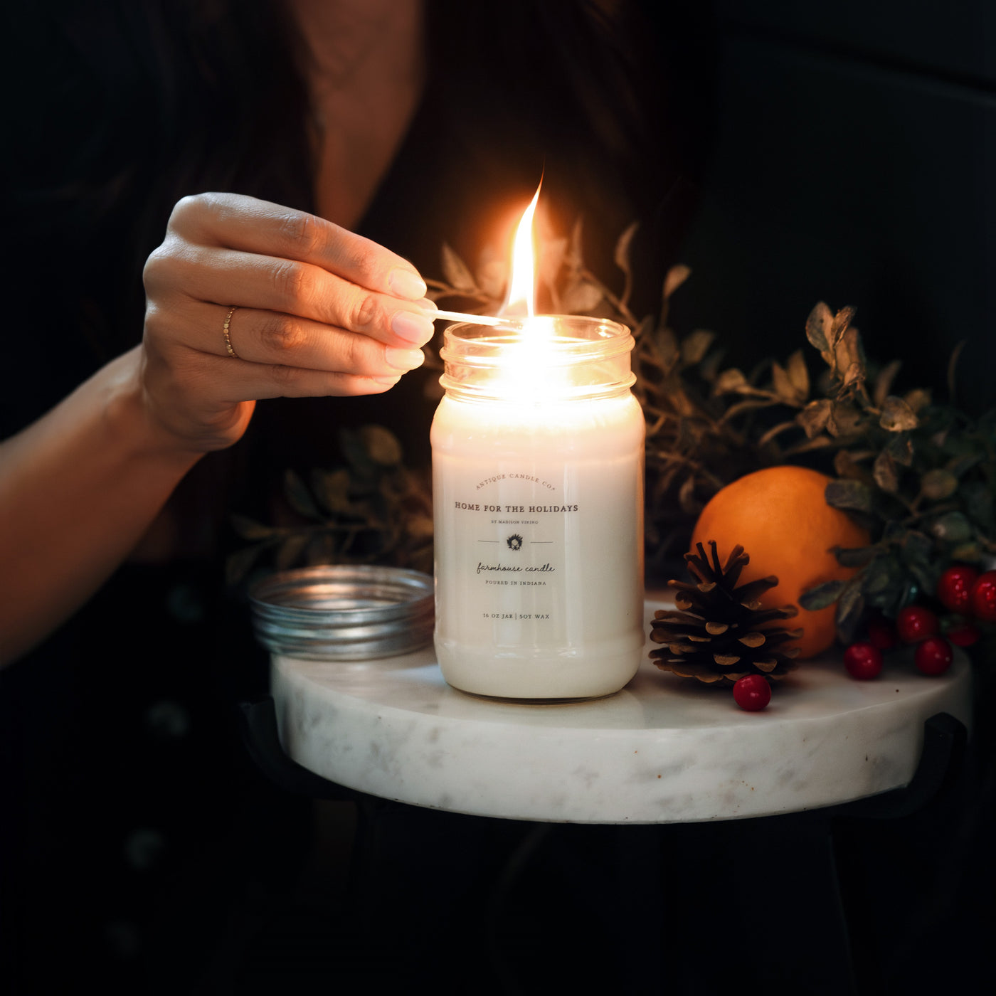 Home for the Holidays by Madison Vining 16 oz candle