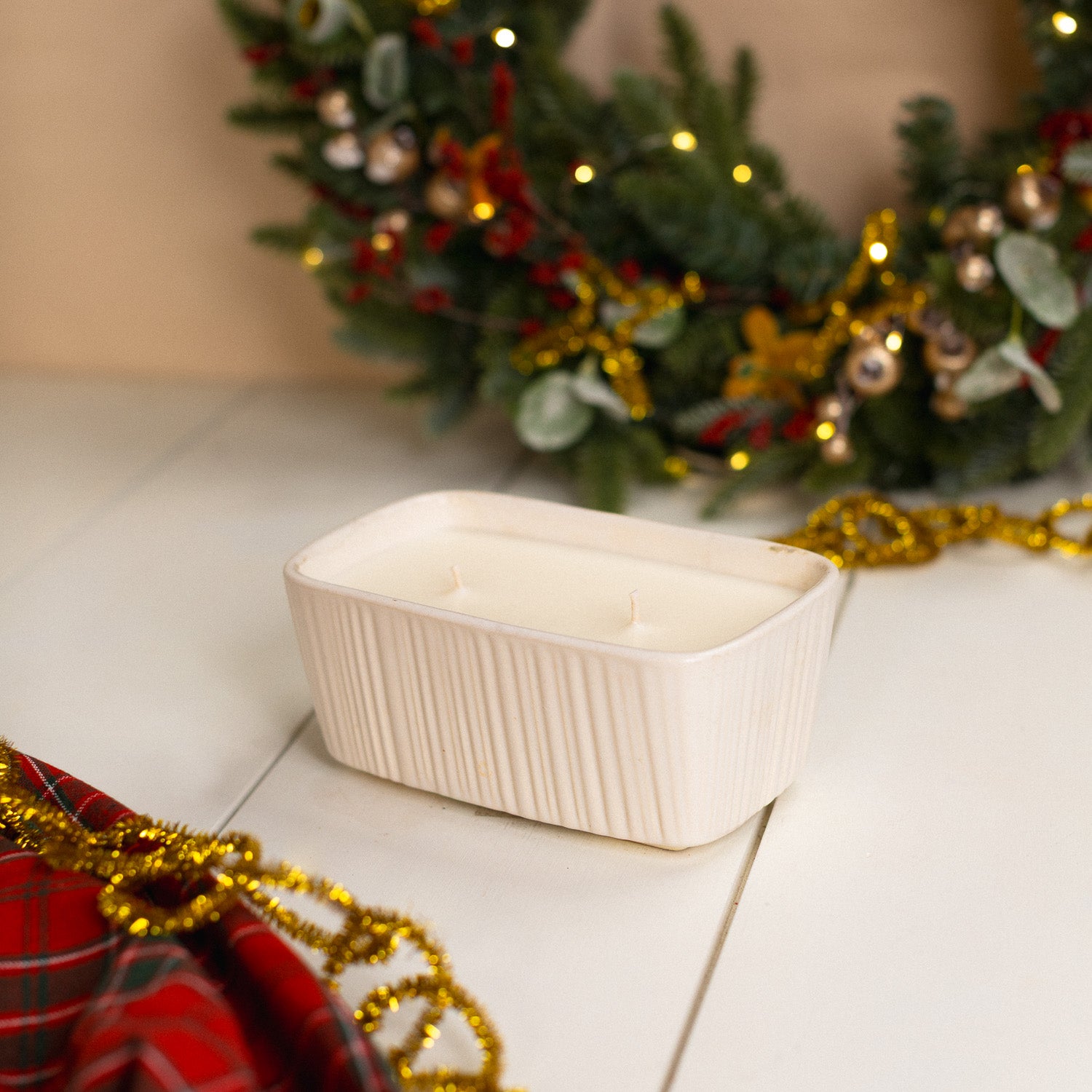 Vanilla Spice Latte - White Planter