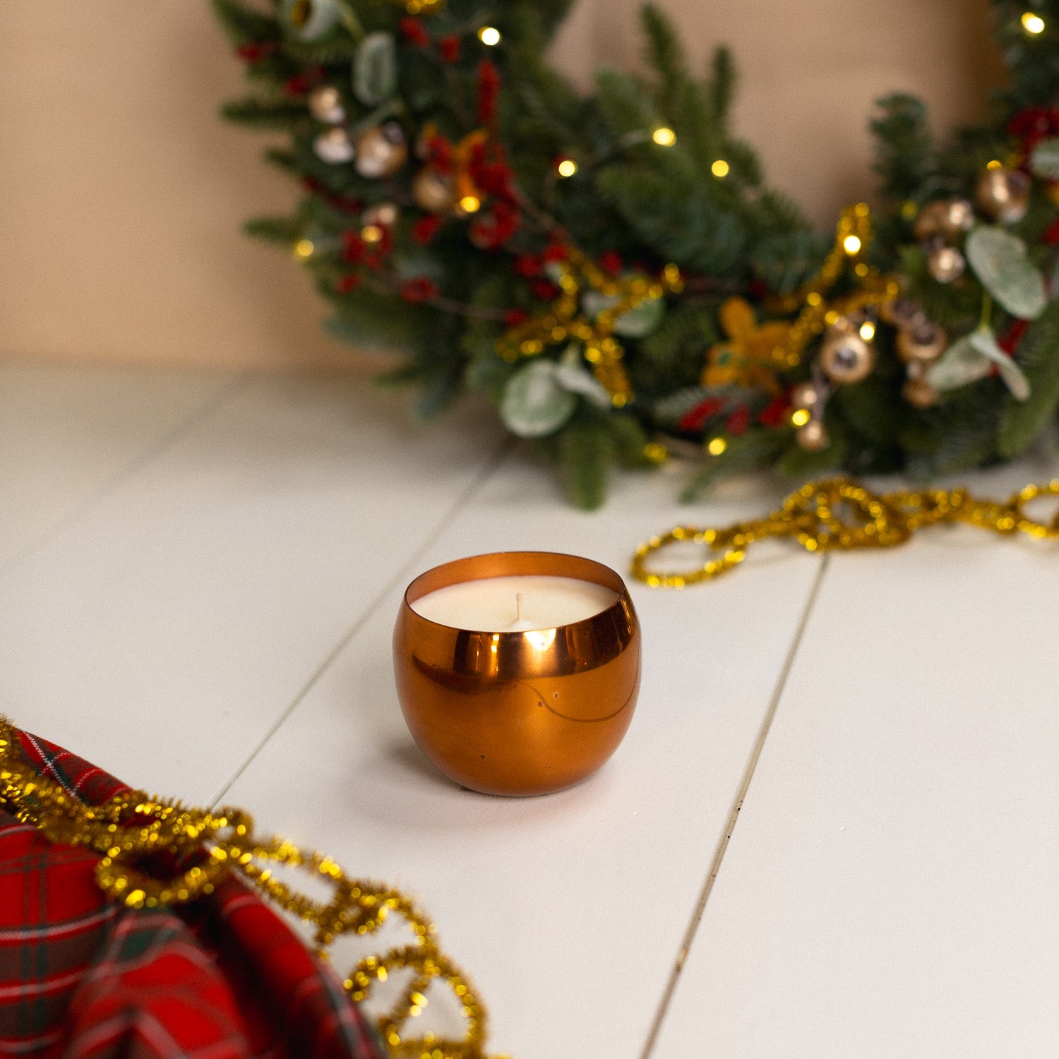 Holiday Spice - Copper Vase