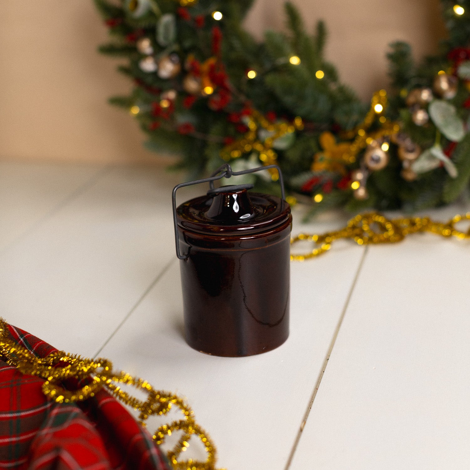 Holiday Spice - Brown Crock