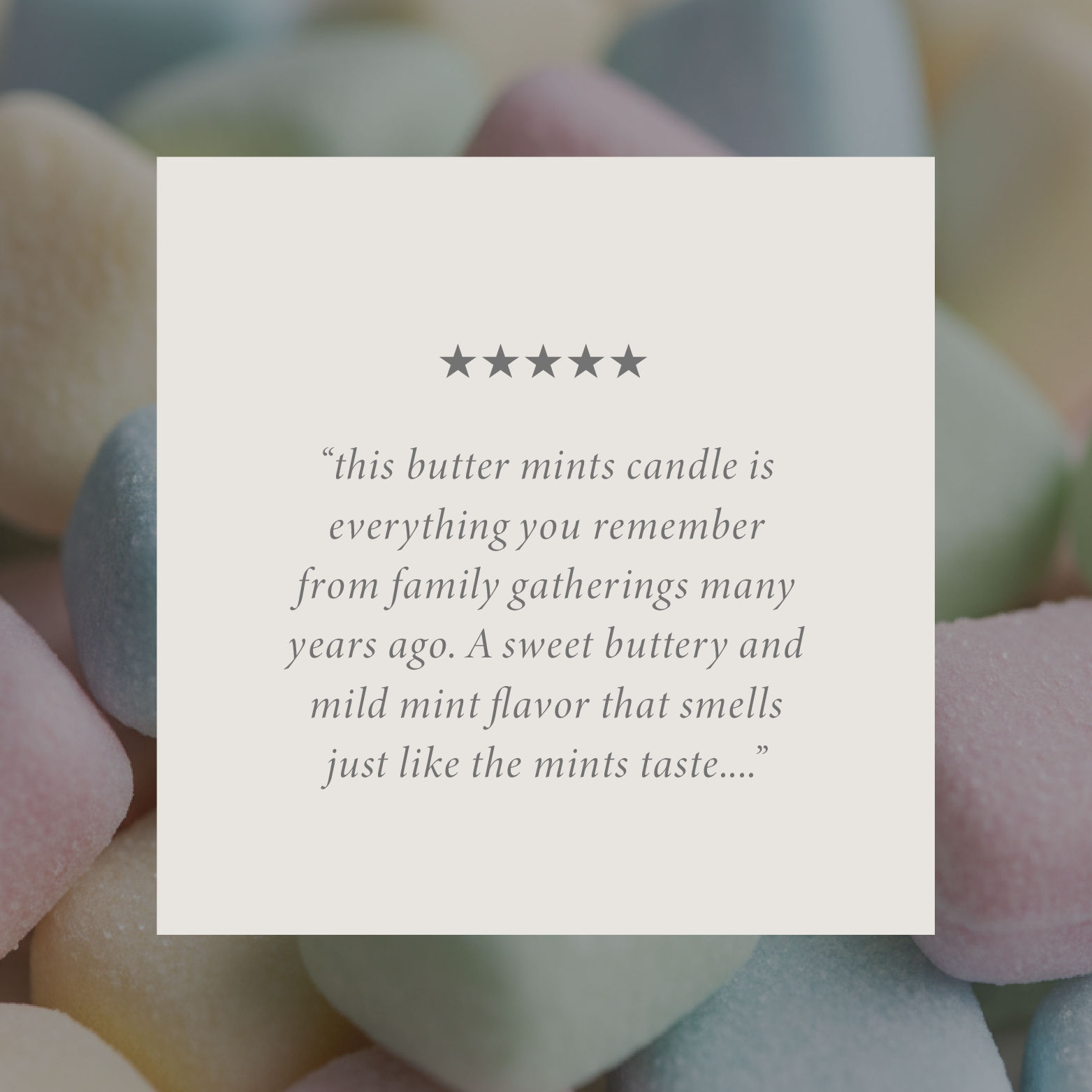 Butter Mints 16 oz candle