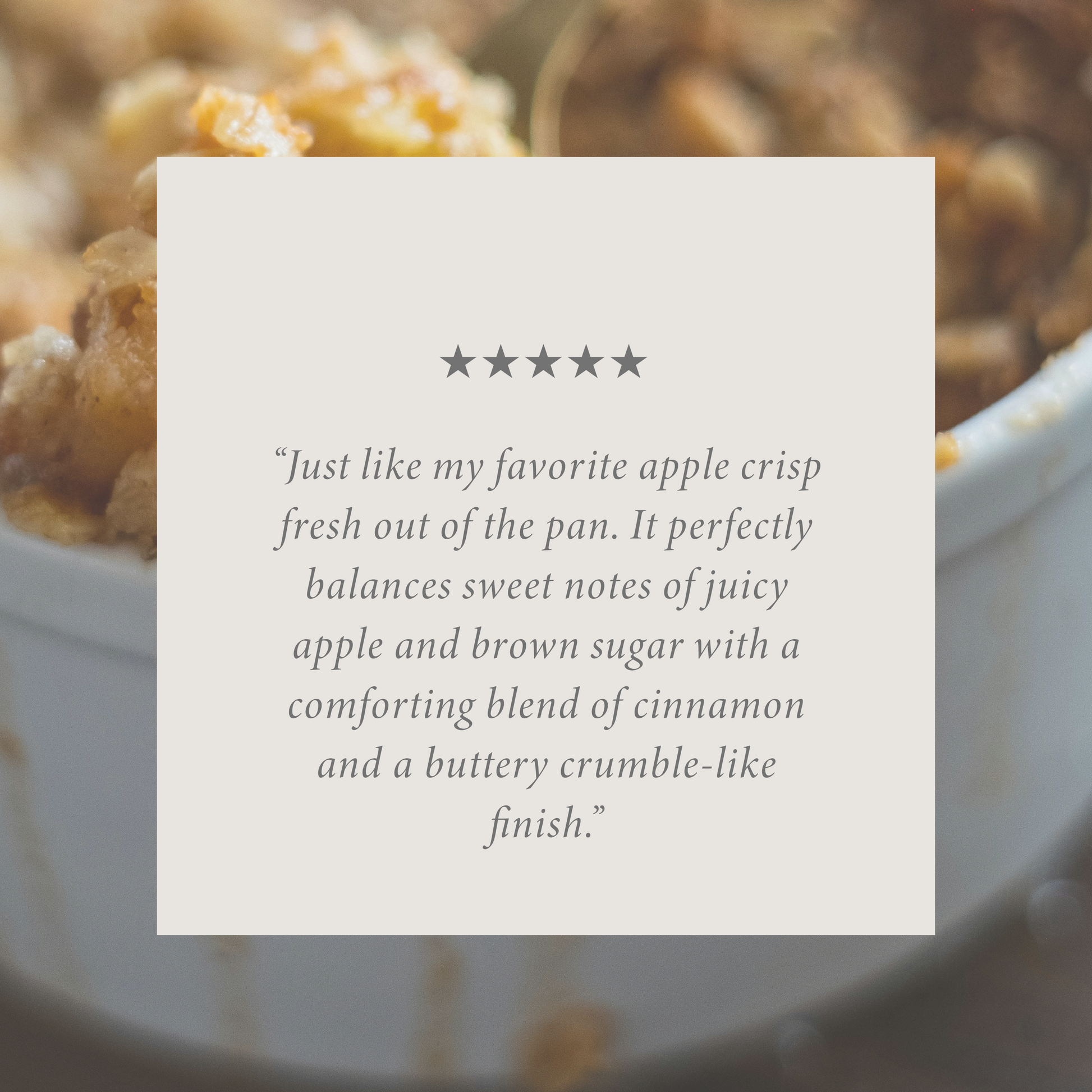 Cinnamon Apple Crisp 16 oz candle