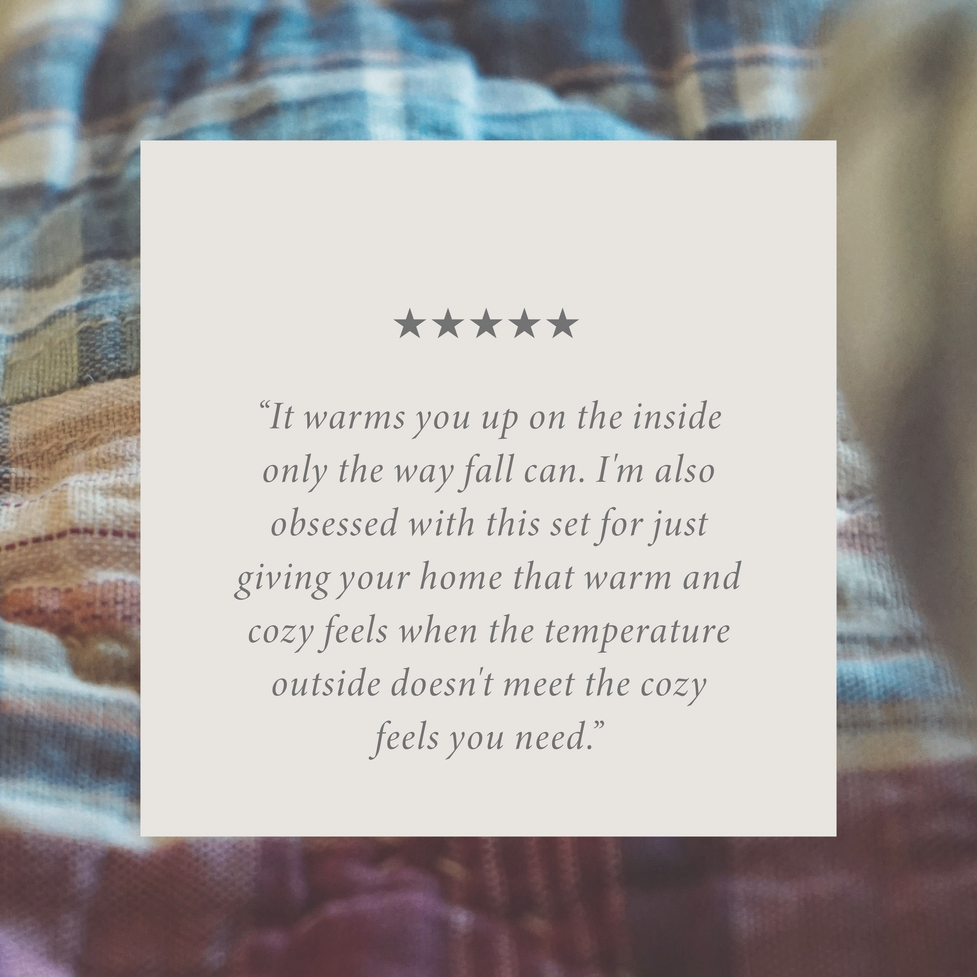 Cozy Flannel 16 oz candle