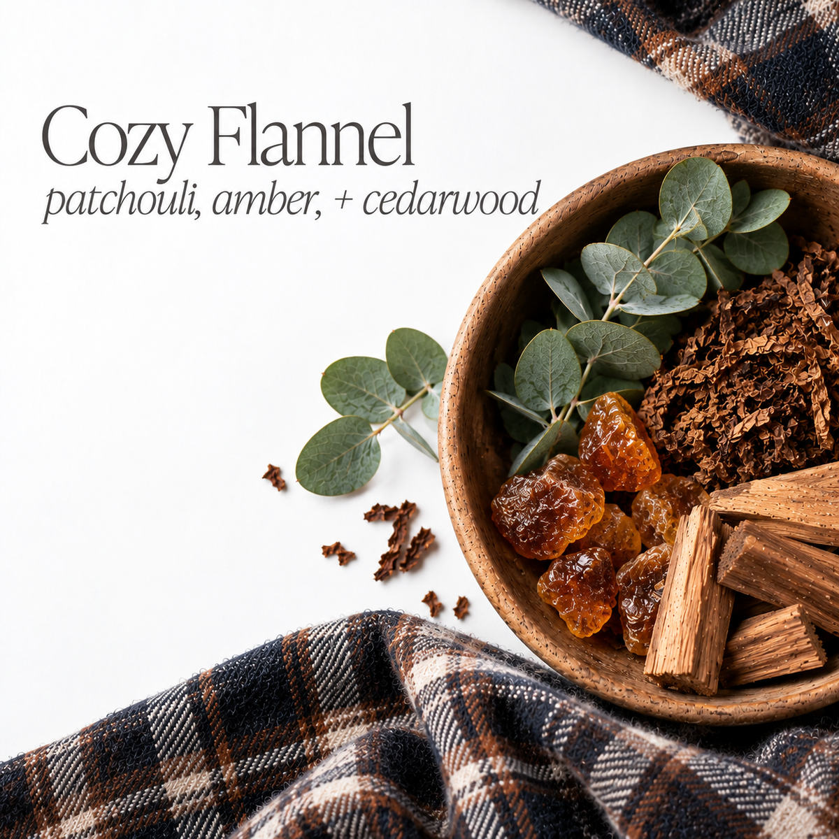 Cozy Flannel 16 oz candle