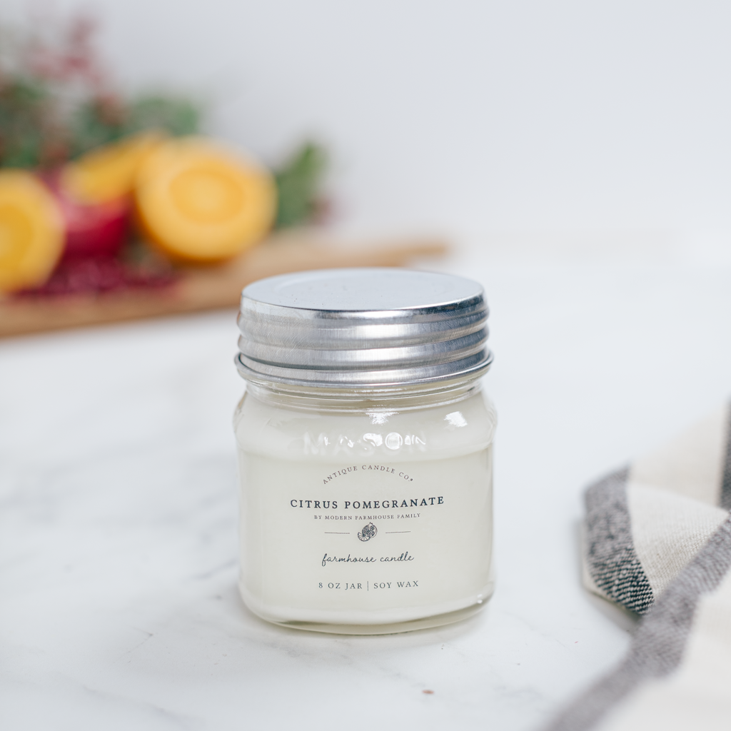 Citrus Pomegranate by Modern Farmhouse Family 8 oz Candle