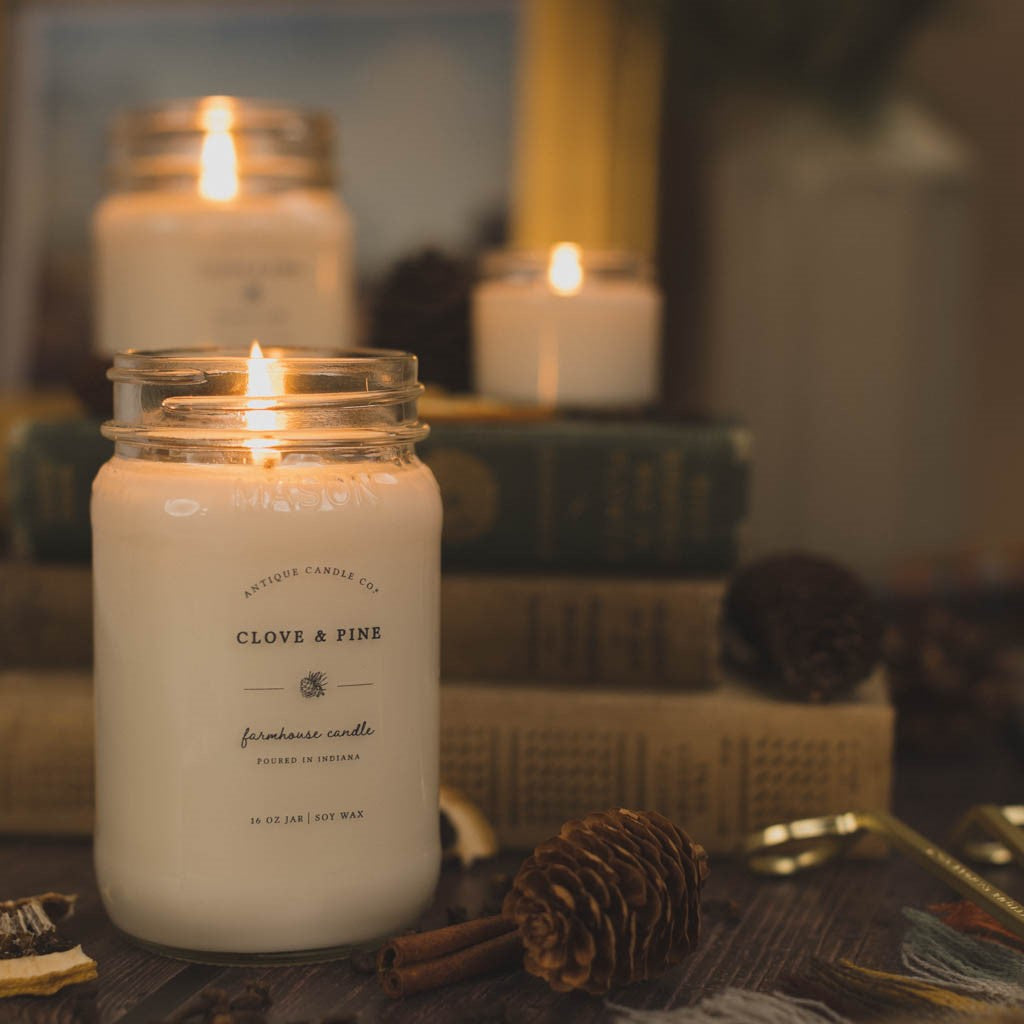 Clove & Pine 16 oz candle