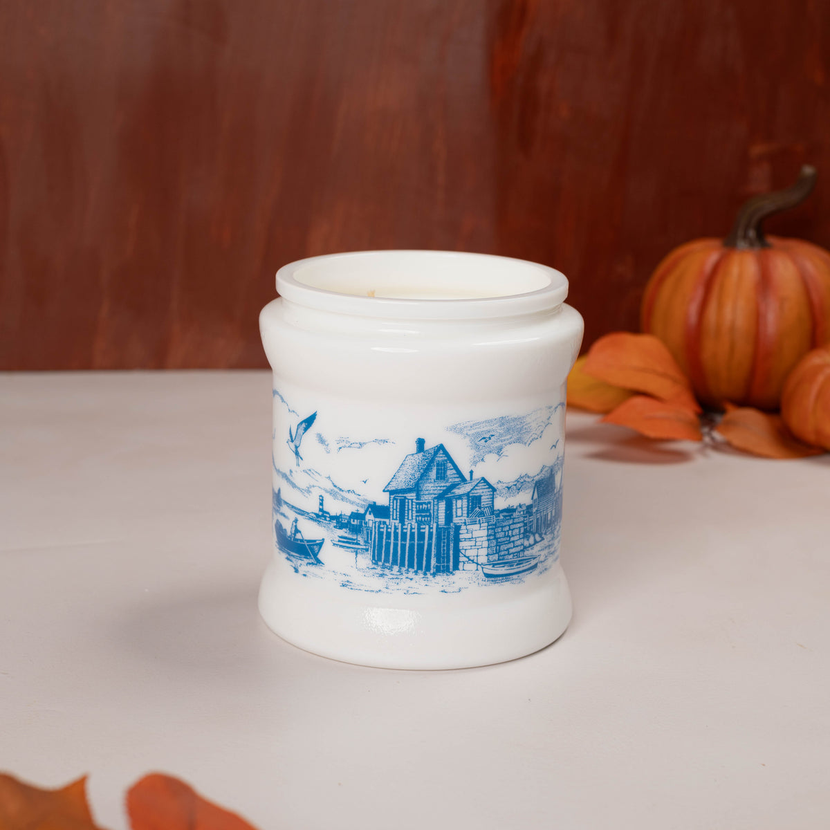 Fall Harvest - Glass Tobacco Canister
