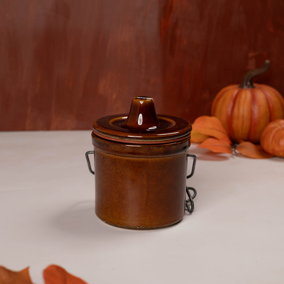 Pumpkin Spice - Brown Crock