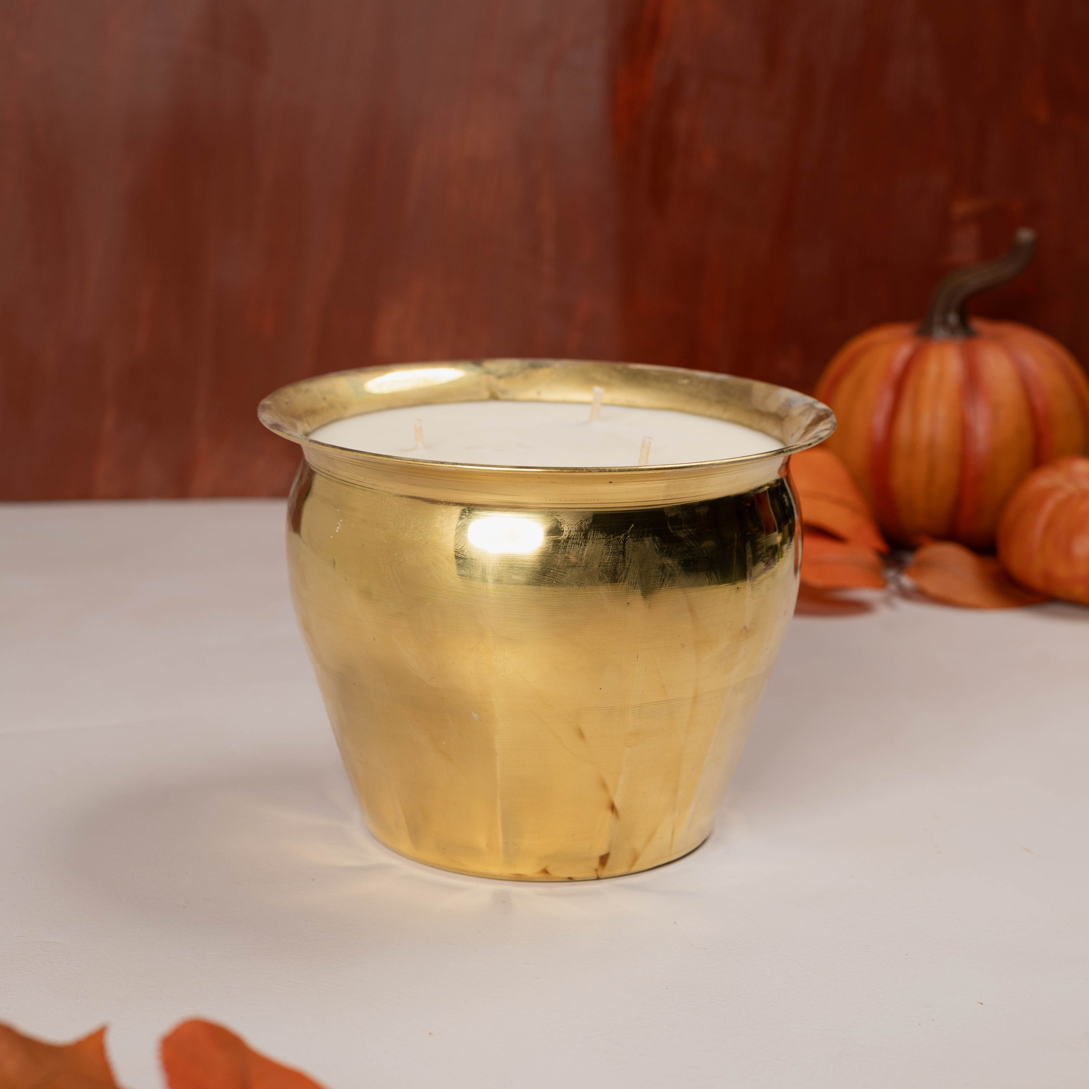 Autumn Woods - Brass Planter