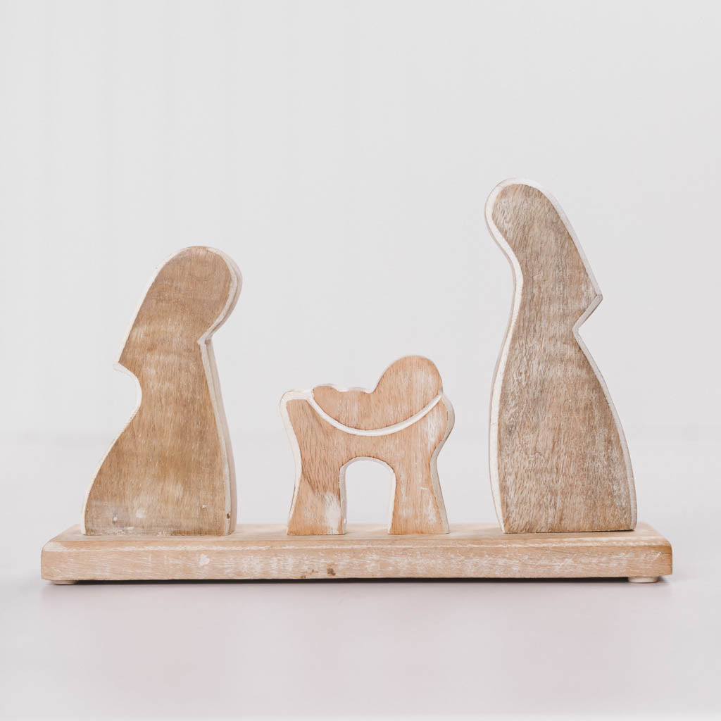 Wooden Nativity