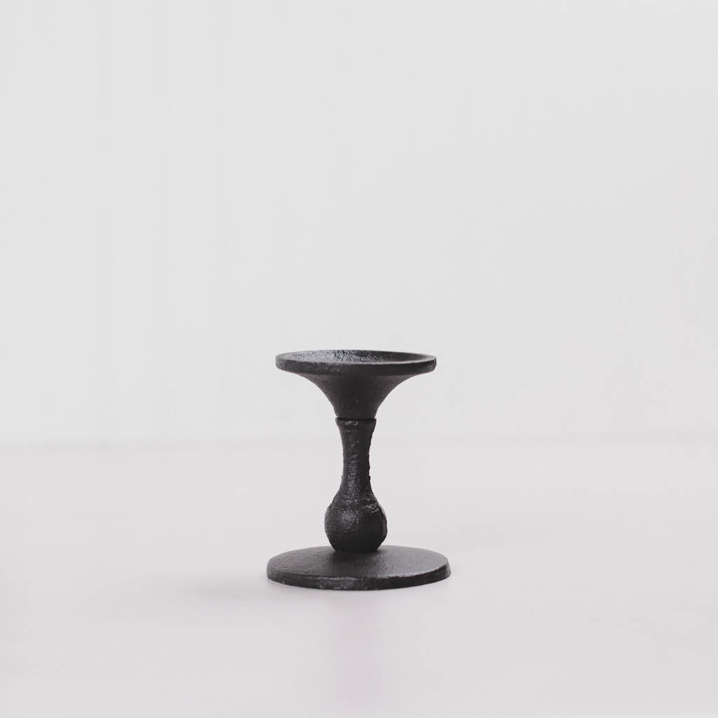 Cast Iron Candle Holder