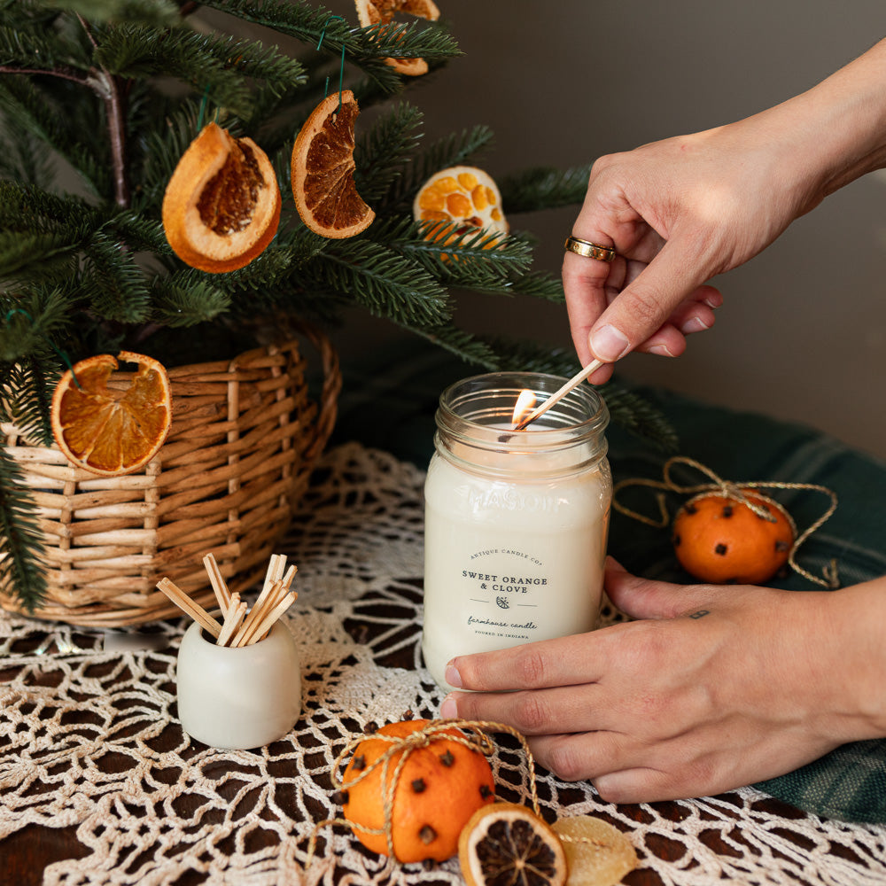 Sweet Orange & Clove 16 oz candle