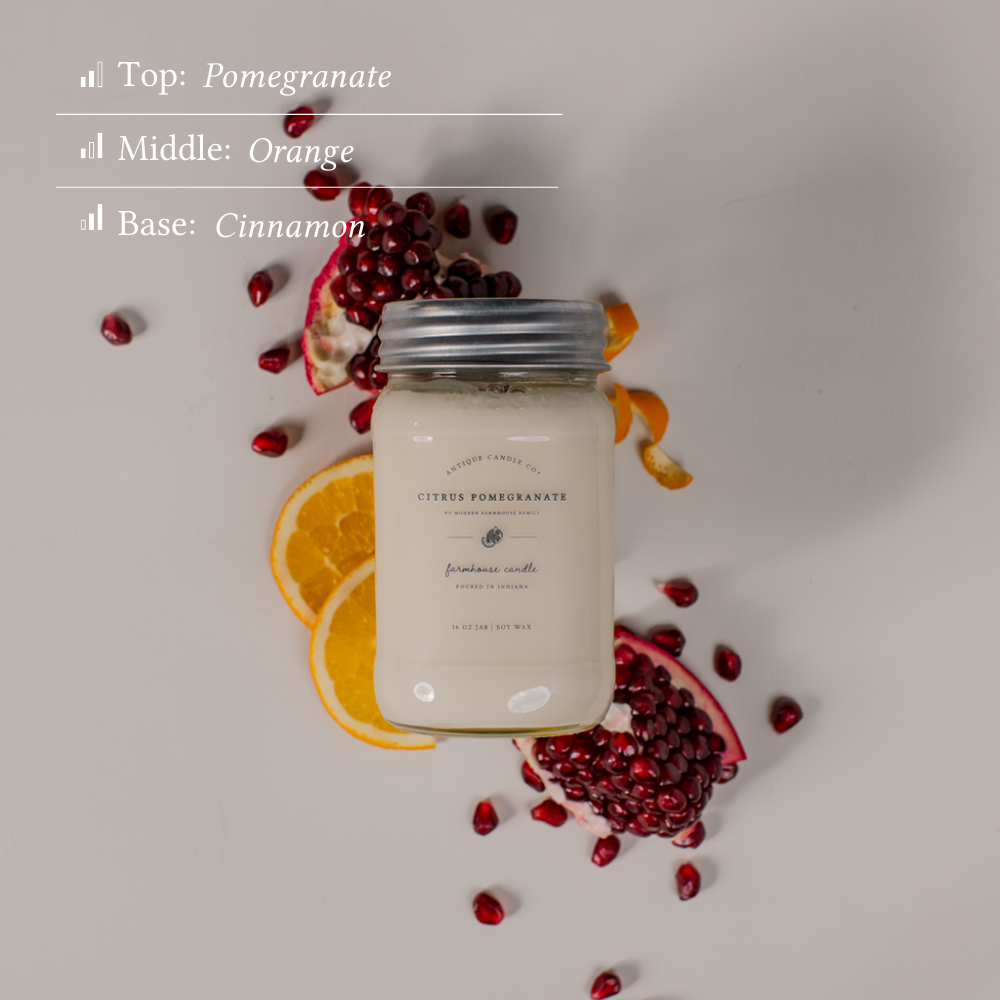 Citrus Pomegranate by Modern Farmhouse Family 16 oz candle