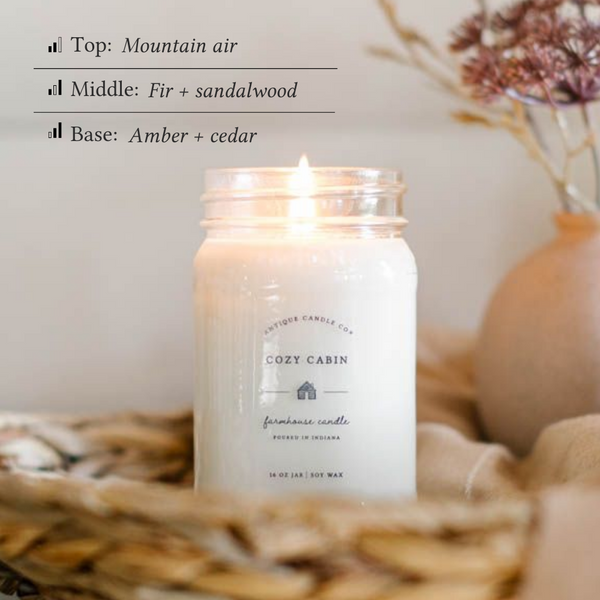 Cozy Cabin 16 oz candle