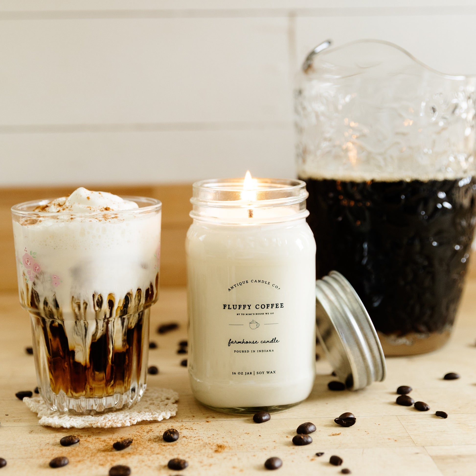 Fluffy Coffee 16 oz candle