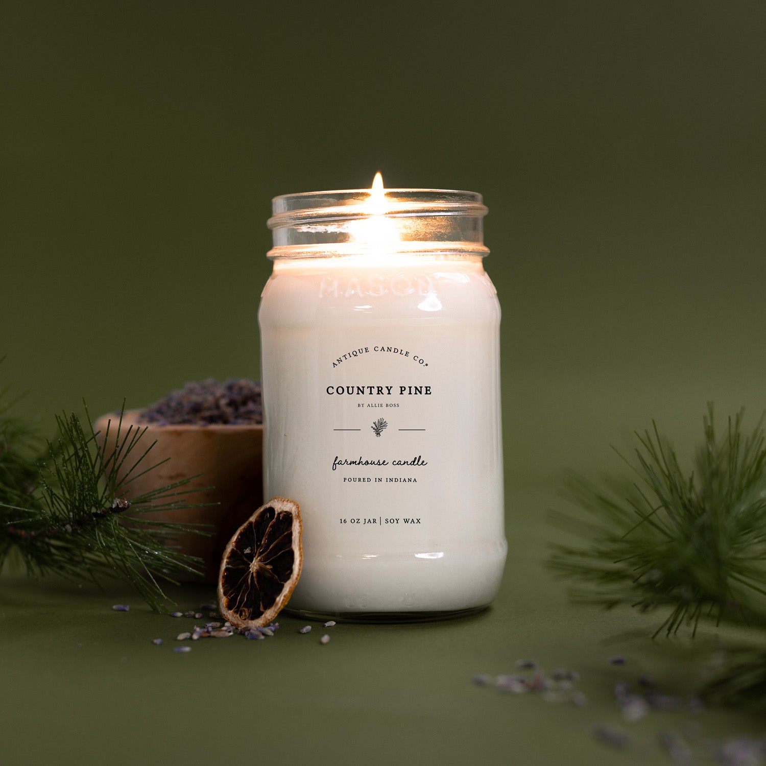 Country Pine by Allie Boss 16 oz candle