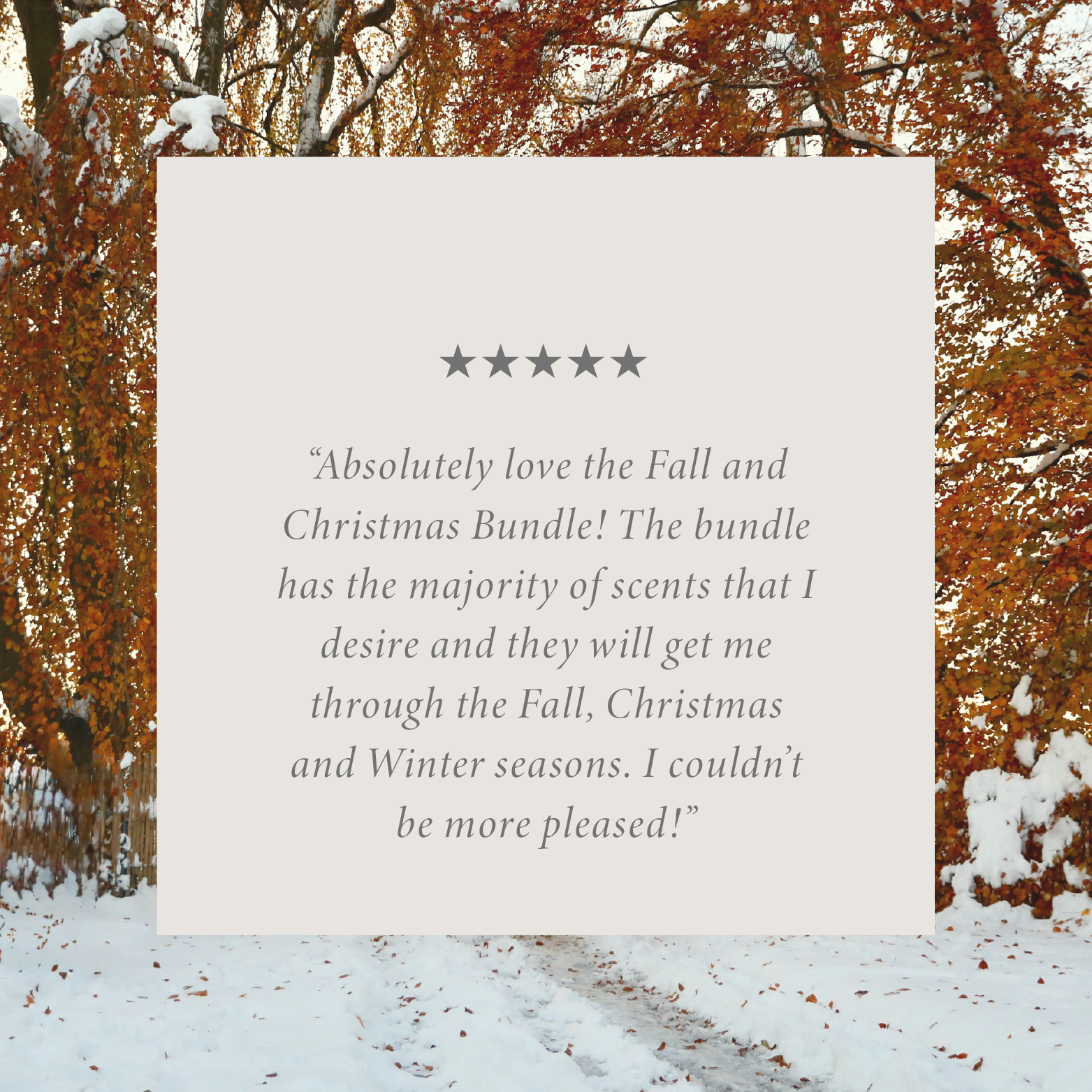 Fall & Christmas Bundle of Eight