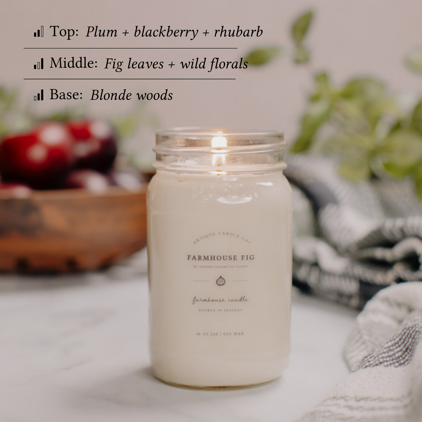 Farmhouse Fig by Modern Farmhouse Family 16 oz candle