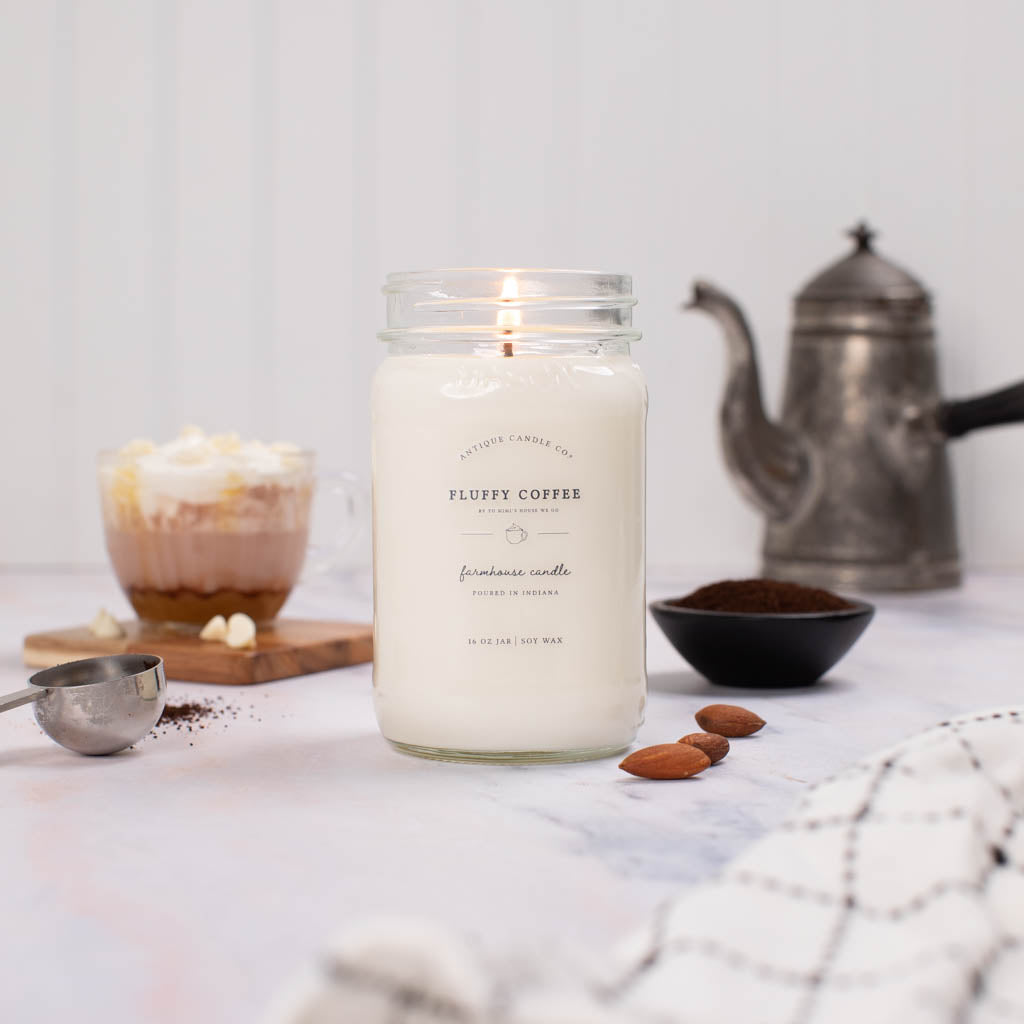 Fluffy Coffee 16 oz candle