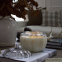 Glass Pumpkin candle