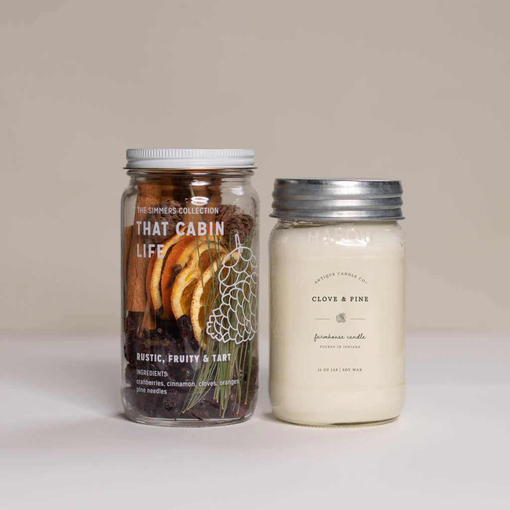 Woods Stovetop Simmer + Candle Set