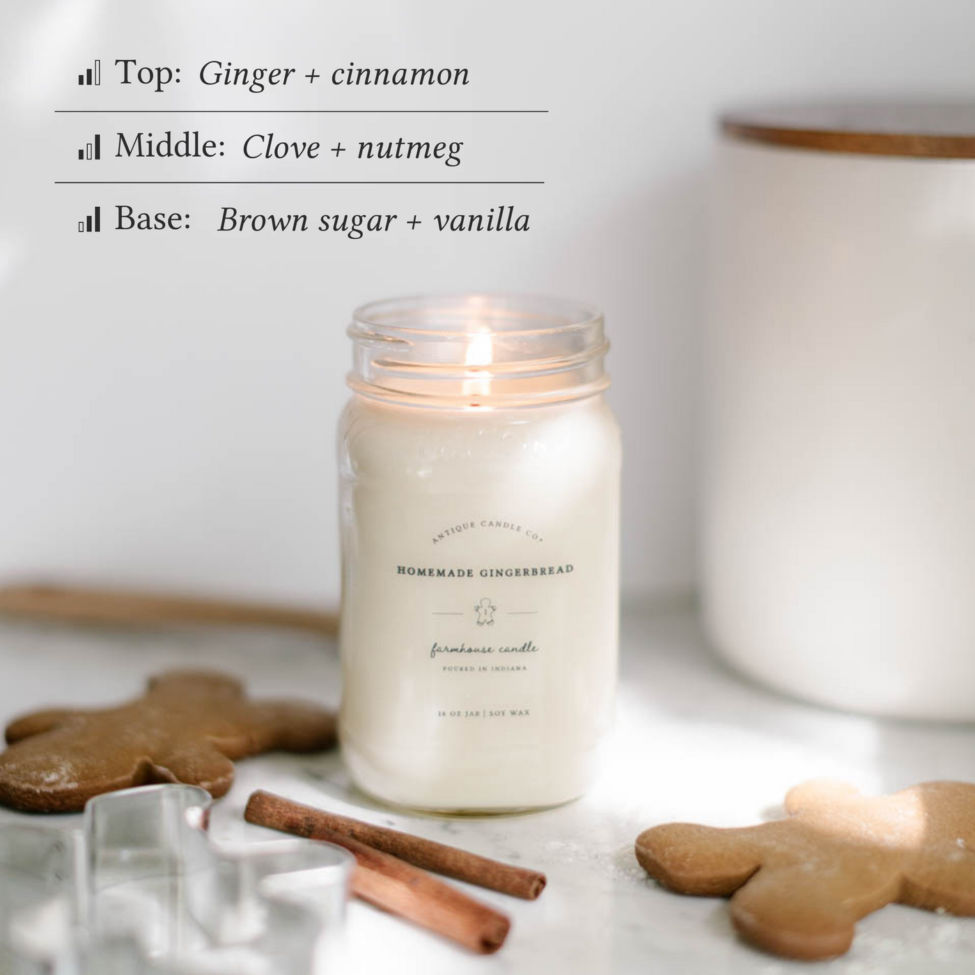 Homemade Gingerbread 16 oz candle